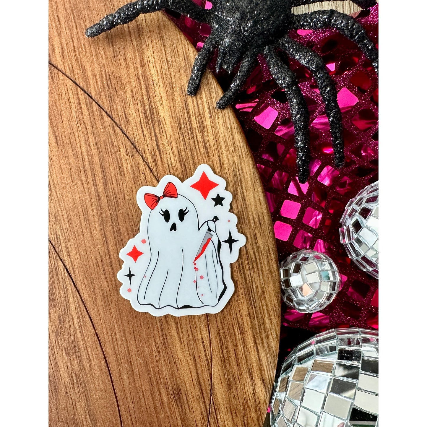 GHOST STICKER SPOOKY SEASON