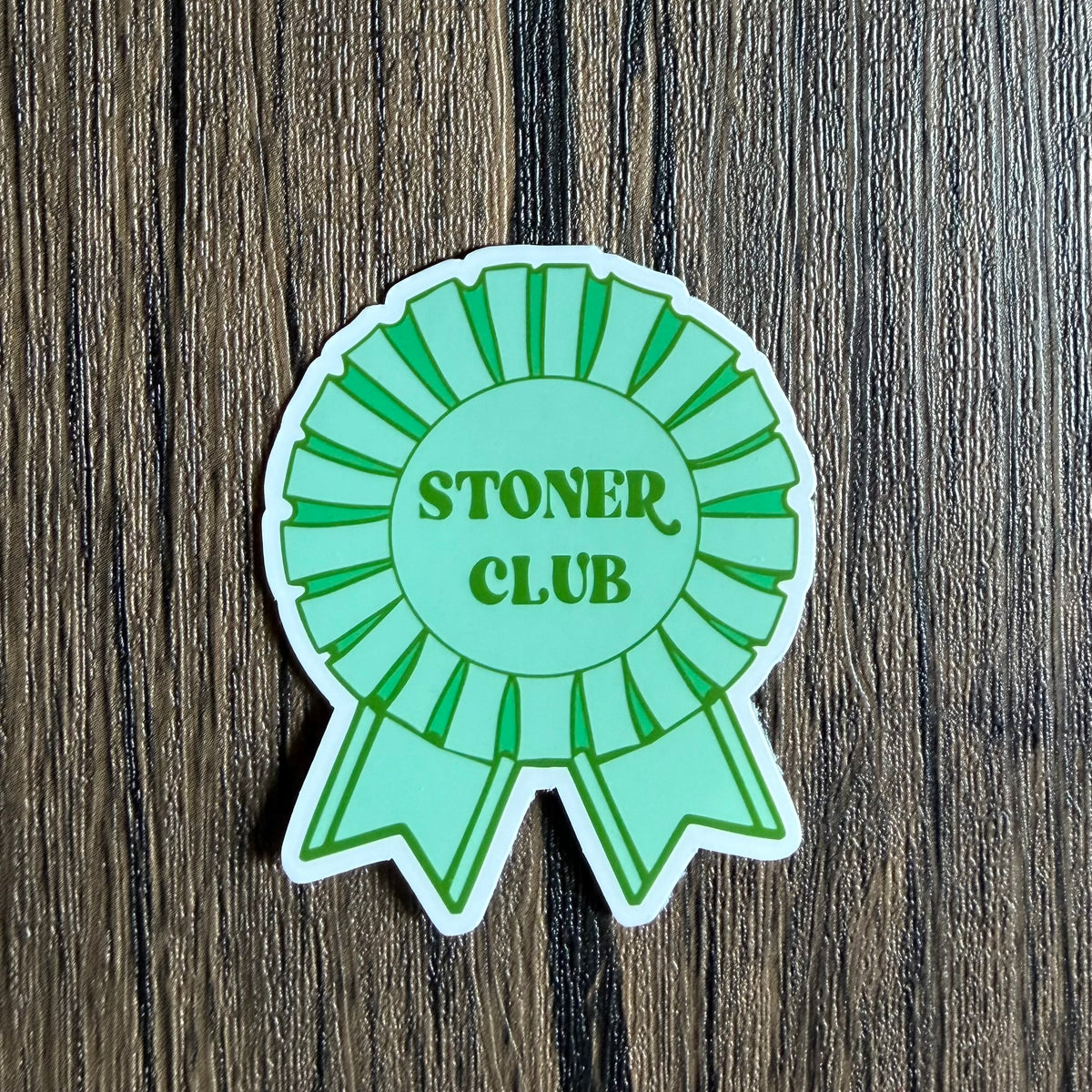 Stoner Club Ribbon Sticker