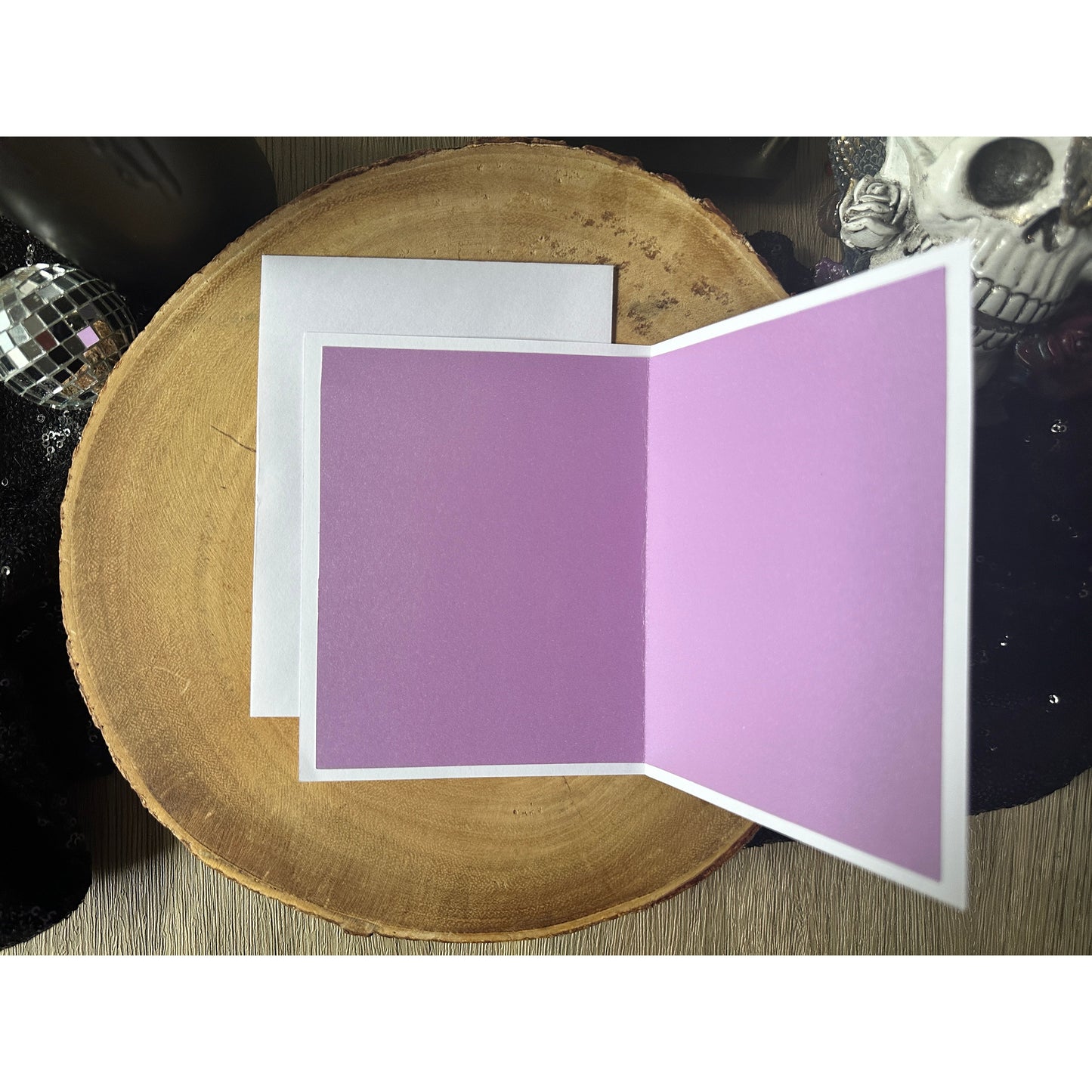 WITCH GETTING HITCHED GREETING CARD