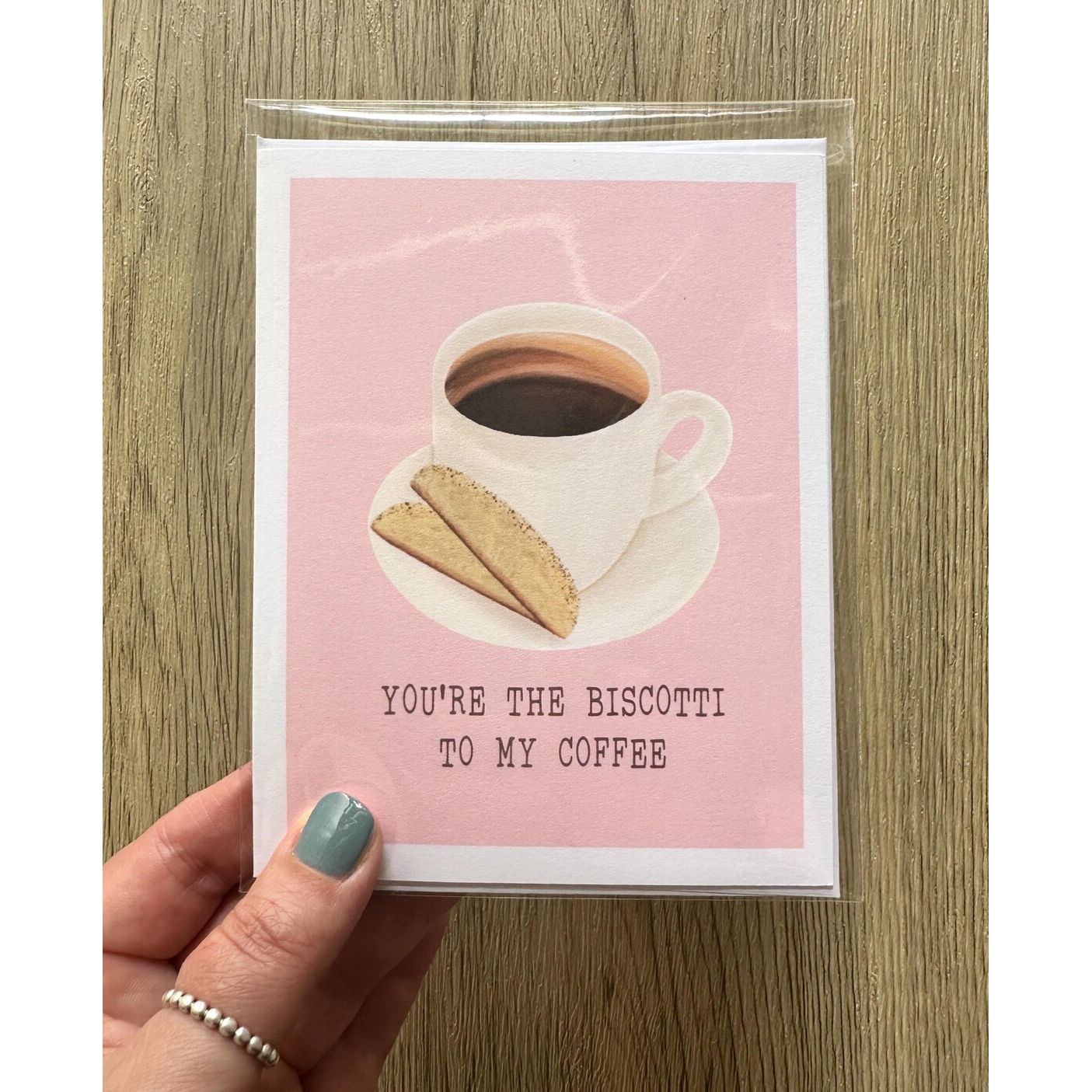 BISCOTTI TO MY COFFEE CARD