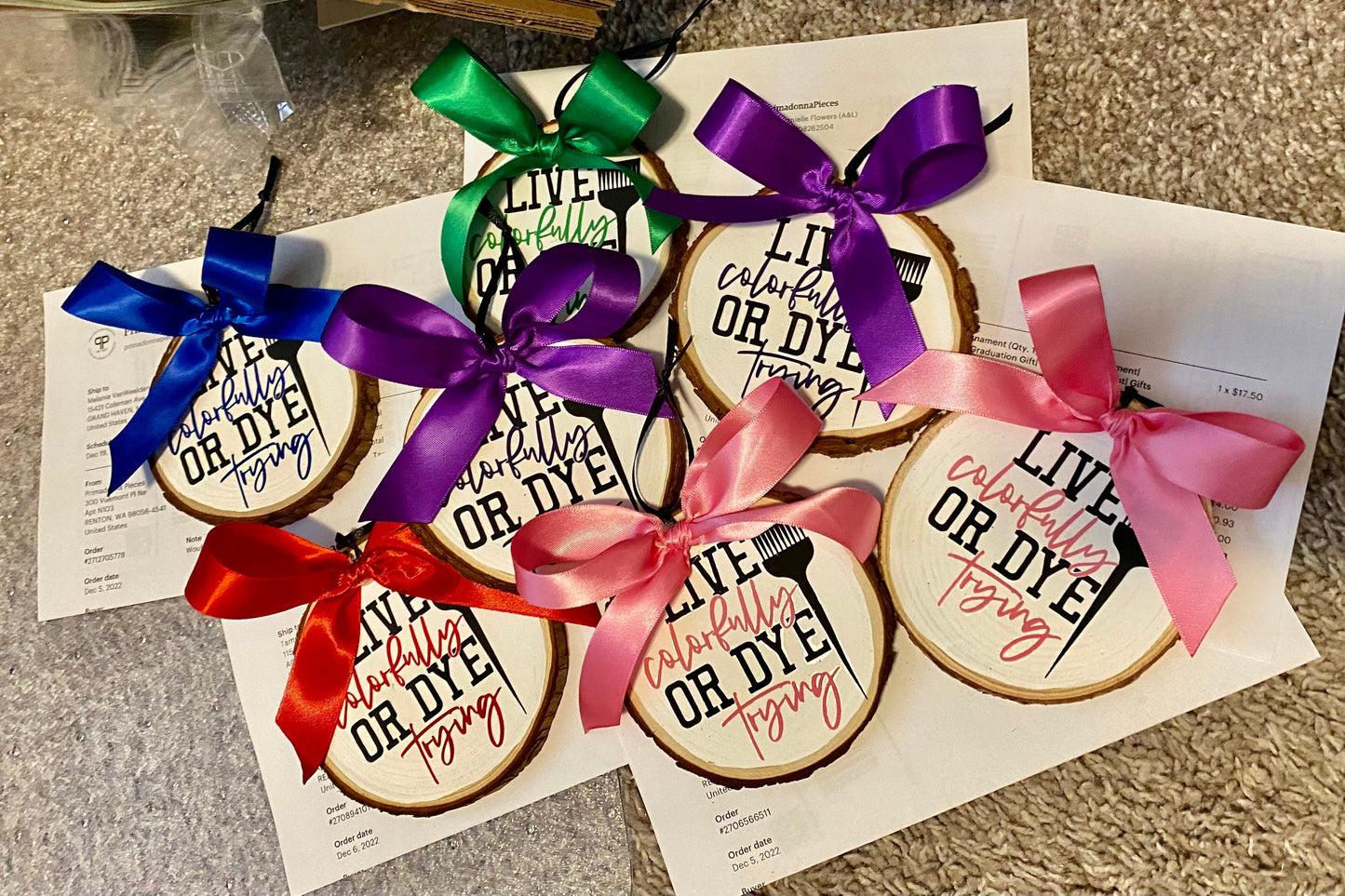 Hair Dresser Ornament (Qty. 1)| Hair Stylist Ornament| Beauty School Graduation Gift| Gifts for Hair Stylist| Gifts for Hair Dresser