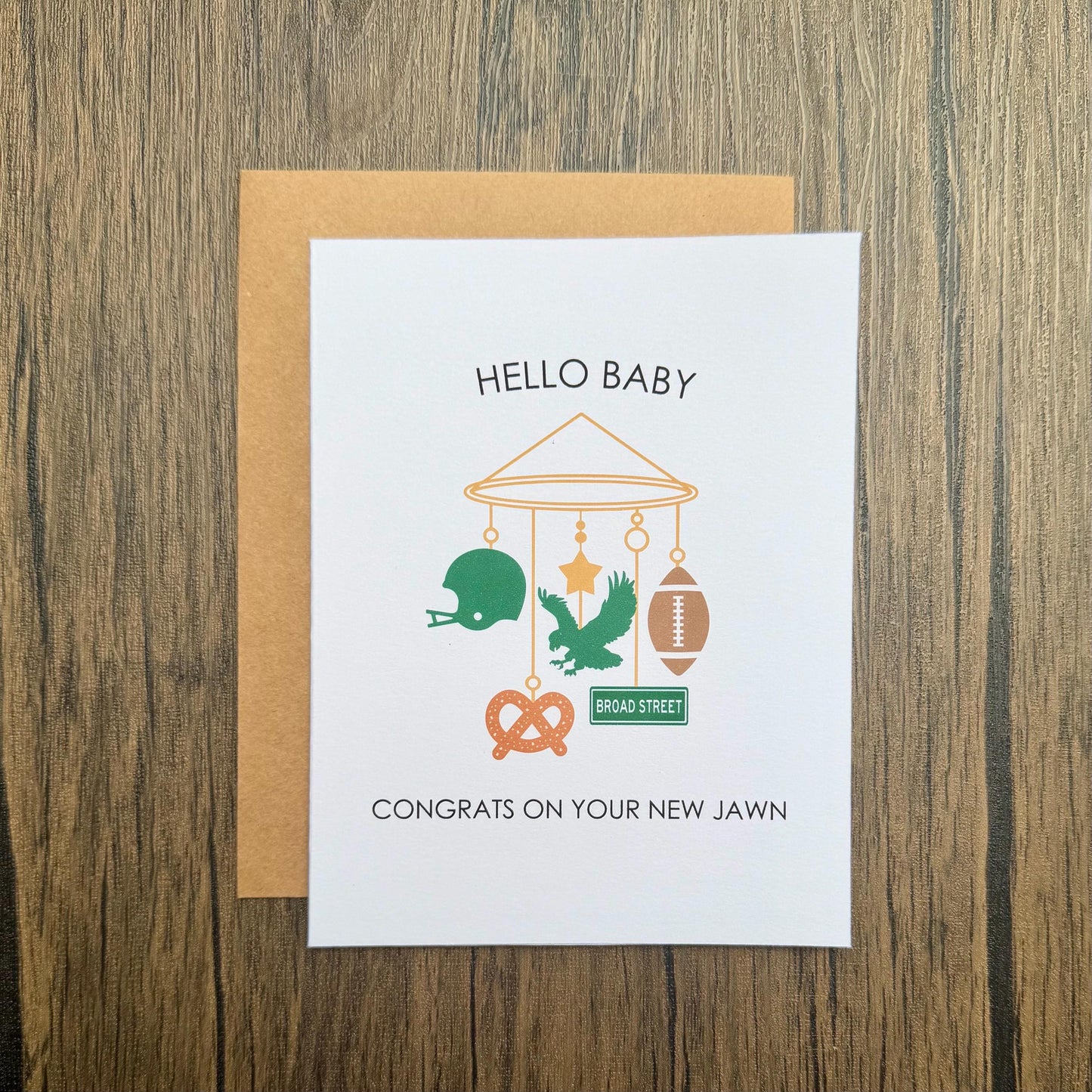 Hello Baby Congrats on your New Jawn Card