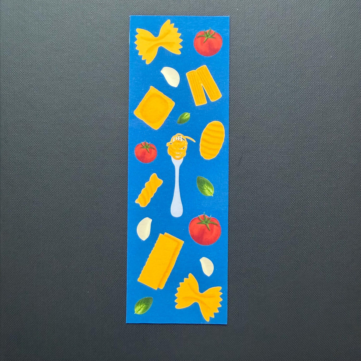 Italian Pasta Bookmark Laminated