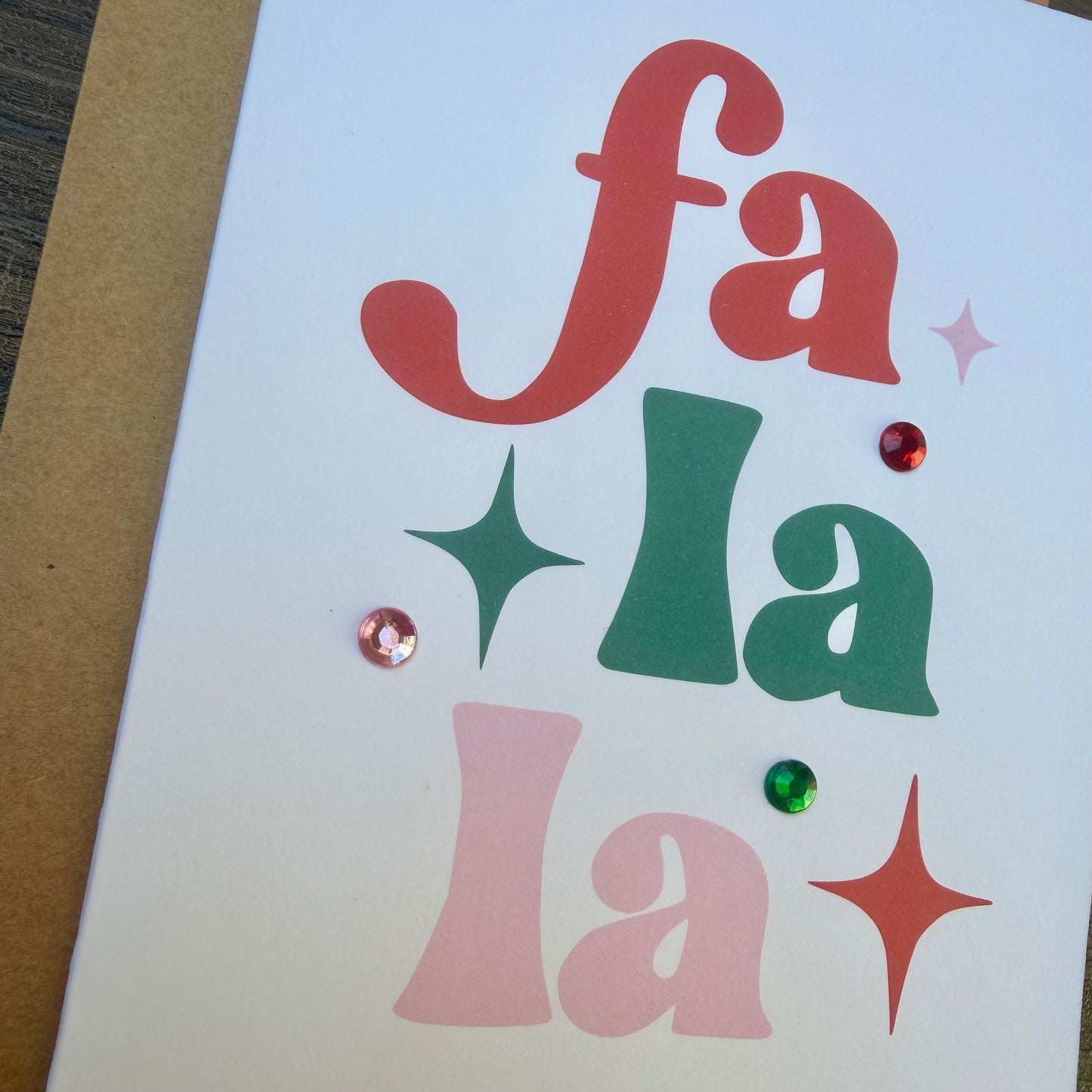 Fa La La Christmas Card