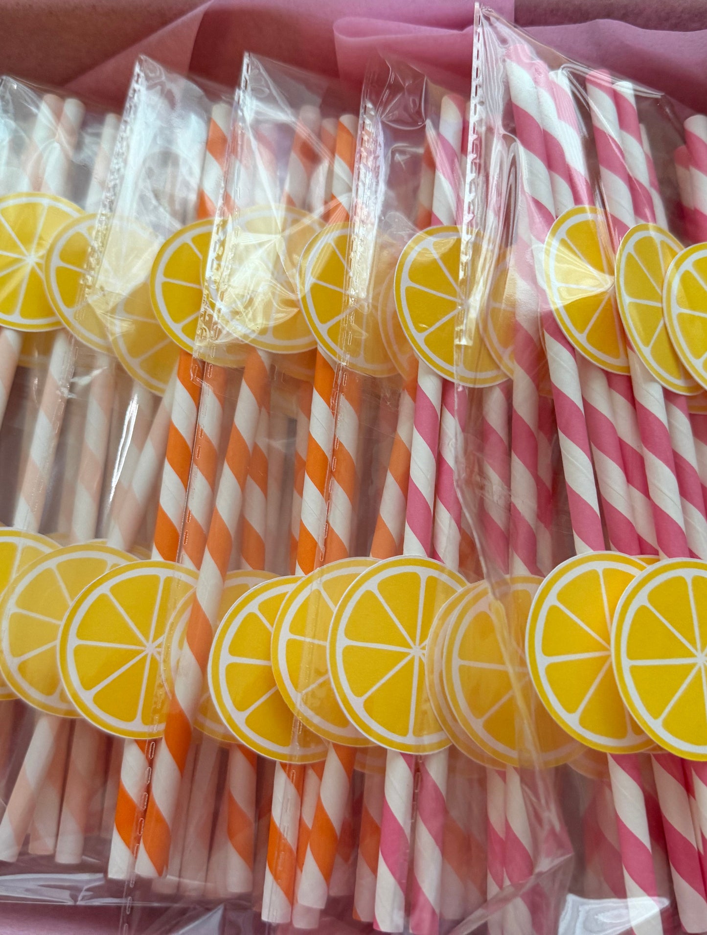 Lemon Straws