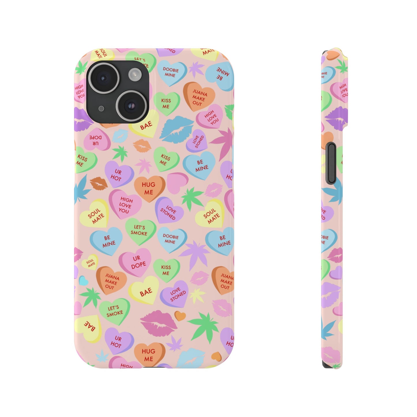 STONER CANDY HEARTS PHONE CASE