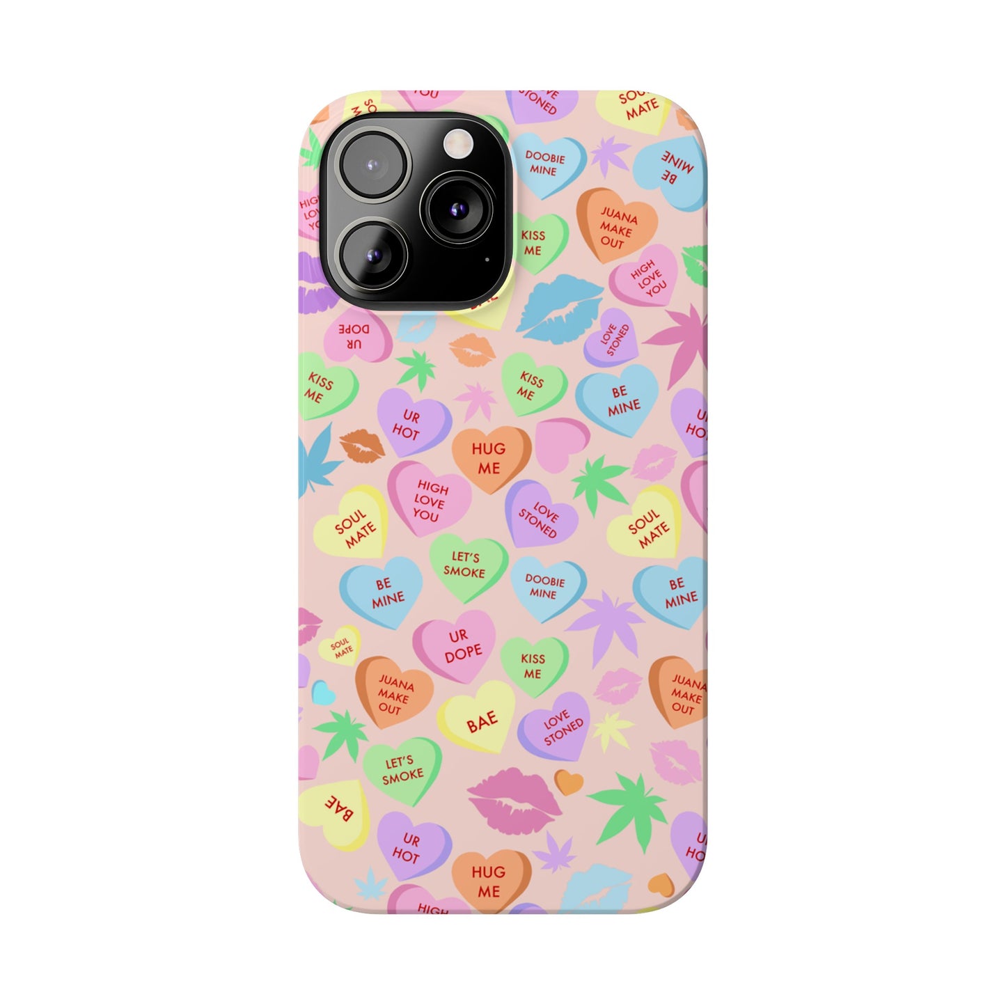 STONER CANDY HEARTS PHONE CASE