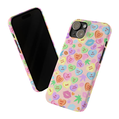 STONER CANDY HEARTS PHONE CASE