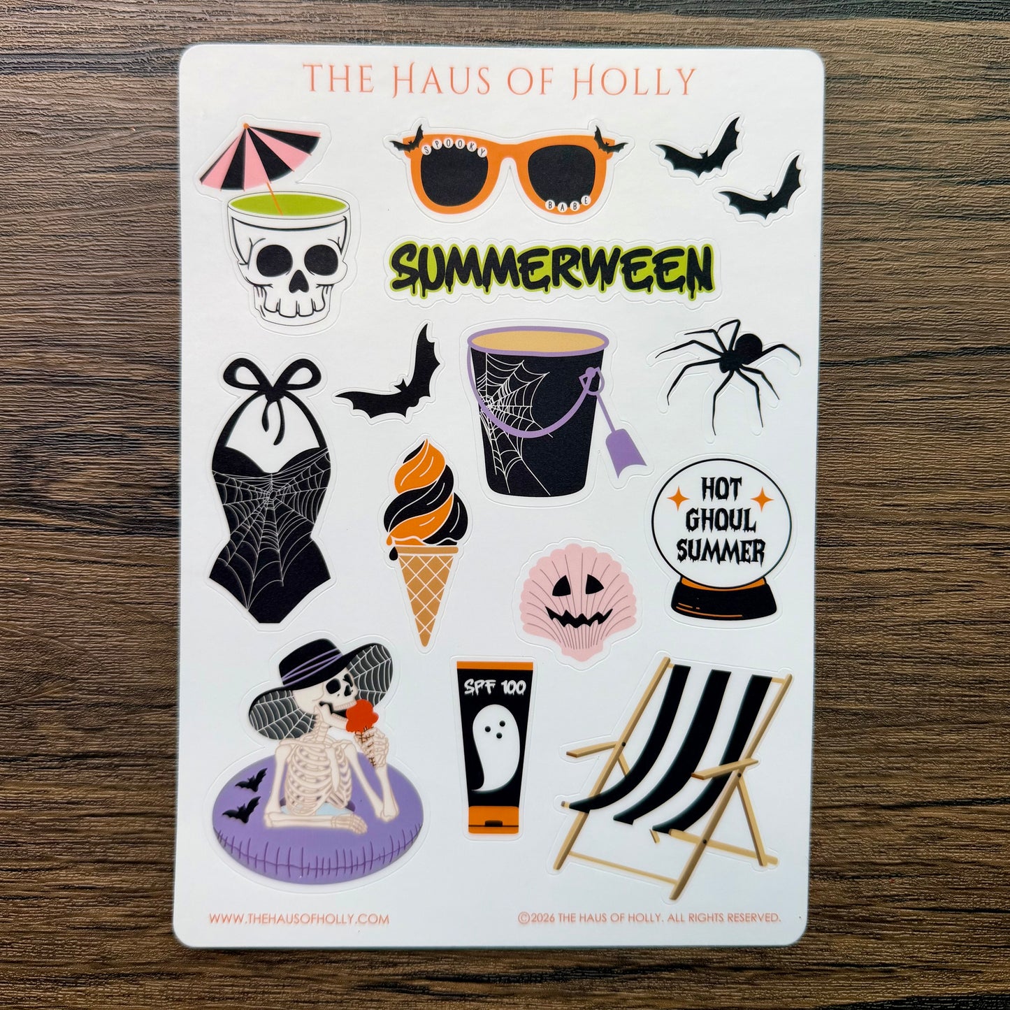Summerween Sticker Sheet
