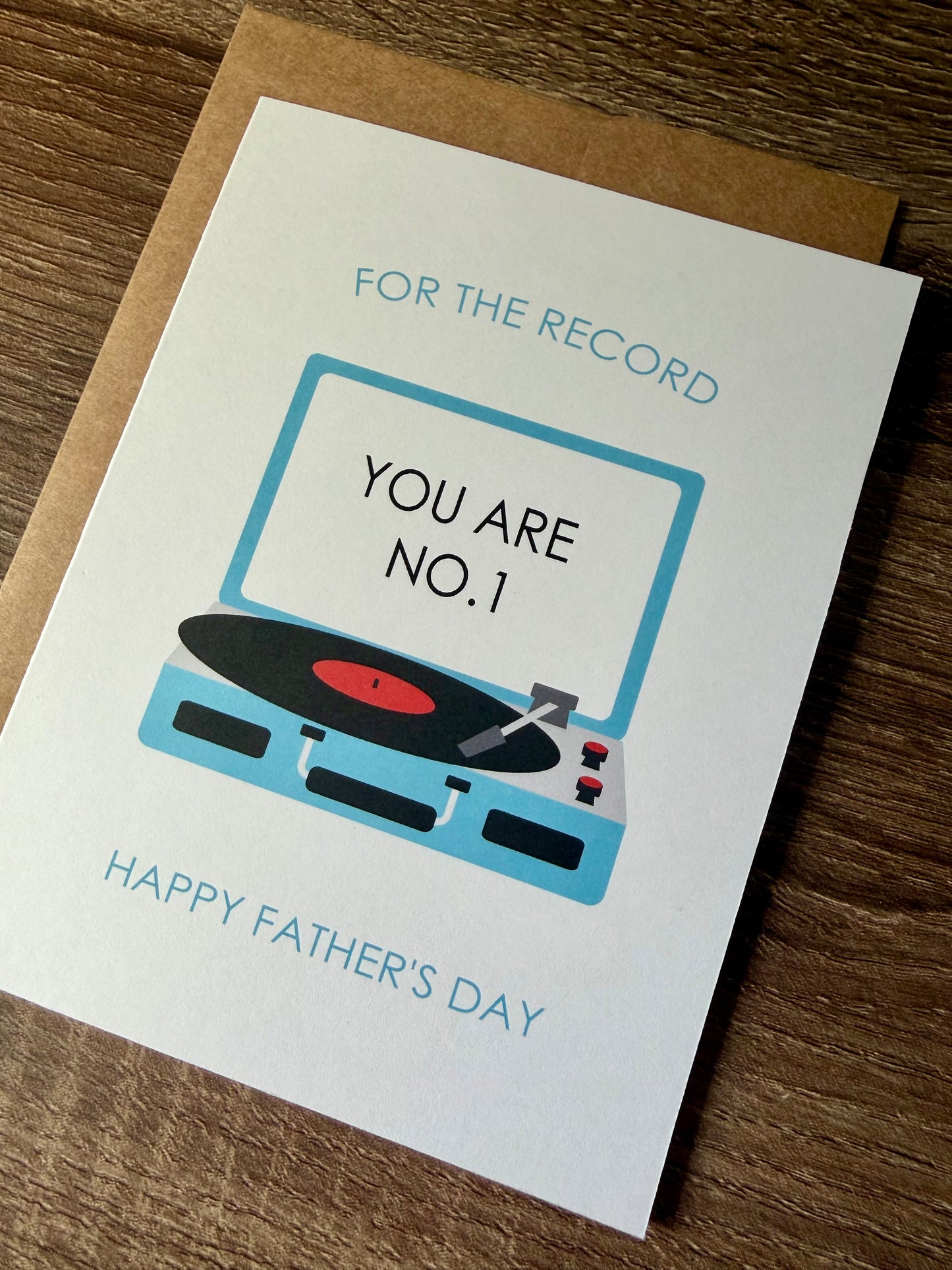 For the Record You’re No. 1 Father’s Day Card