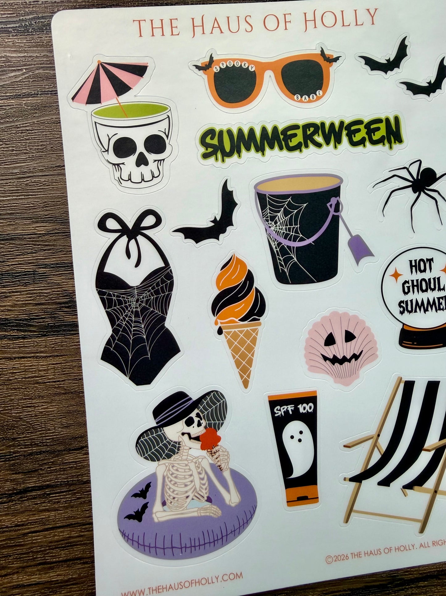 Summerween Sticker Sheet