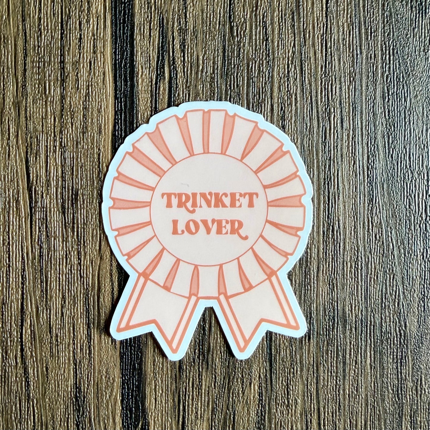 Trinket Lover Ribbon Sticker