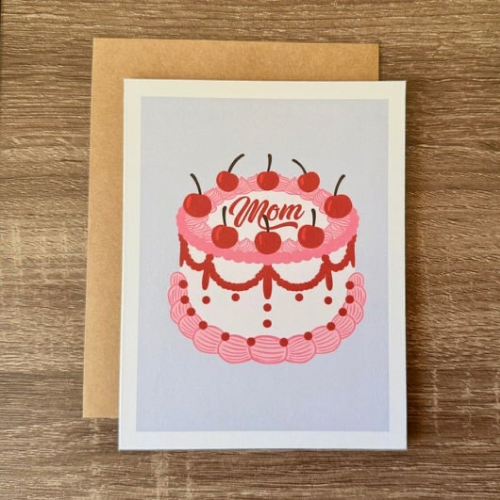 Mom Vintage Cake Mother’s Day Card