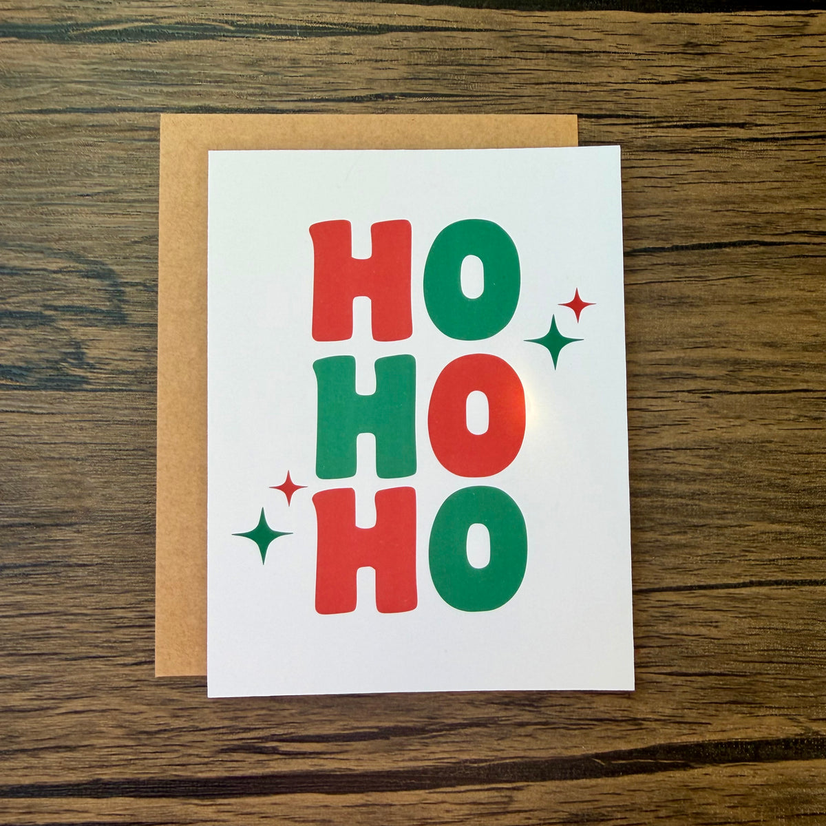 Ho Ho Ho Christmas Card