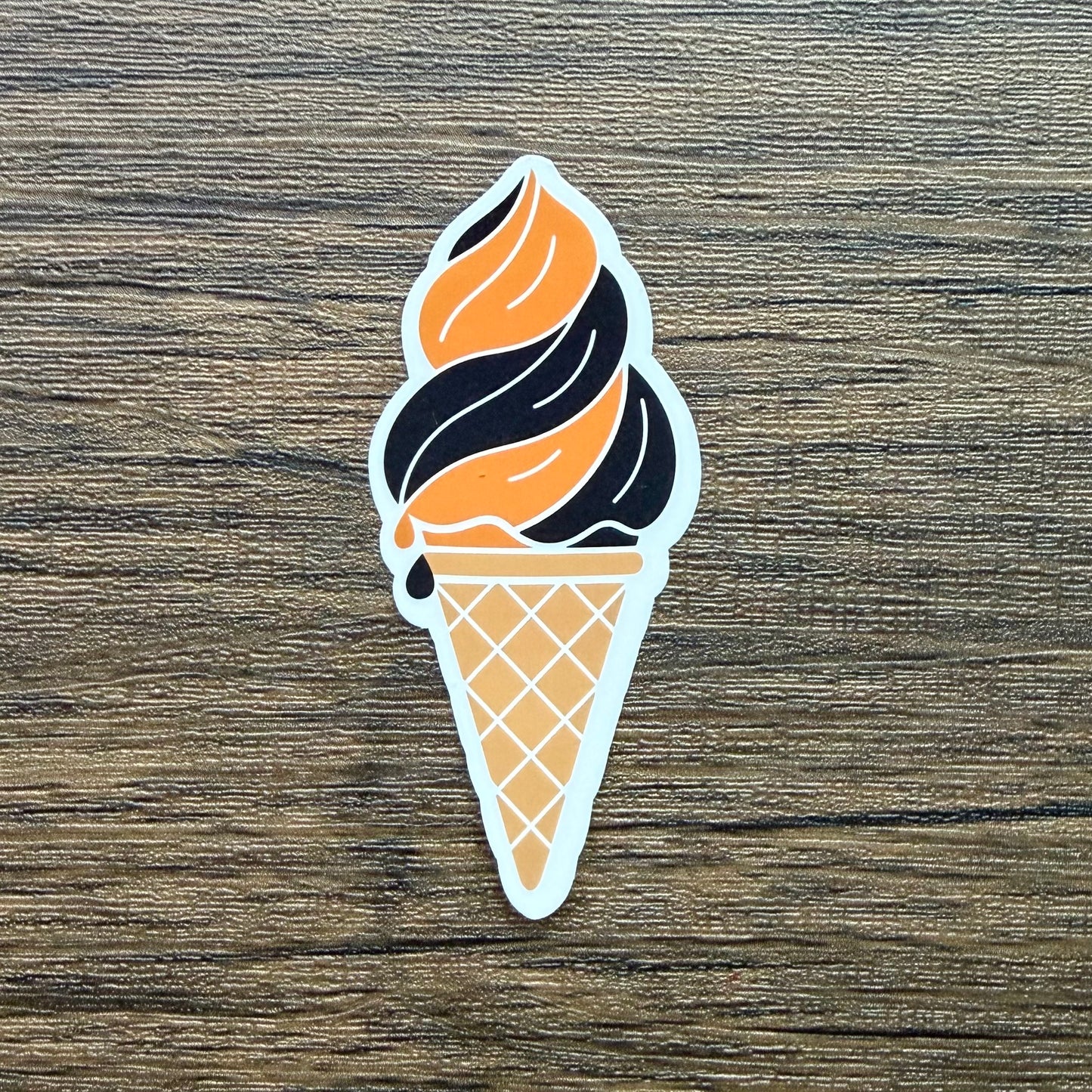 Halloween Ice Cream Cone Sticker