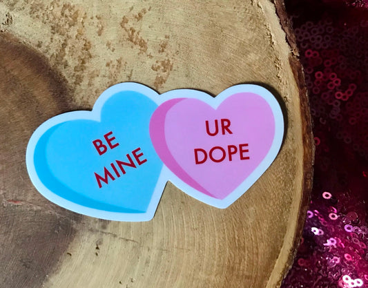 STONER CANDY HEARTS STICKER