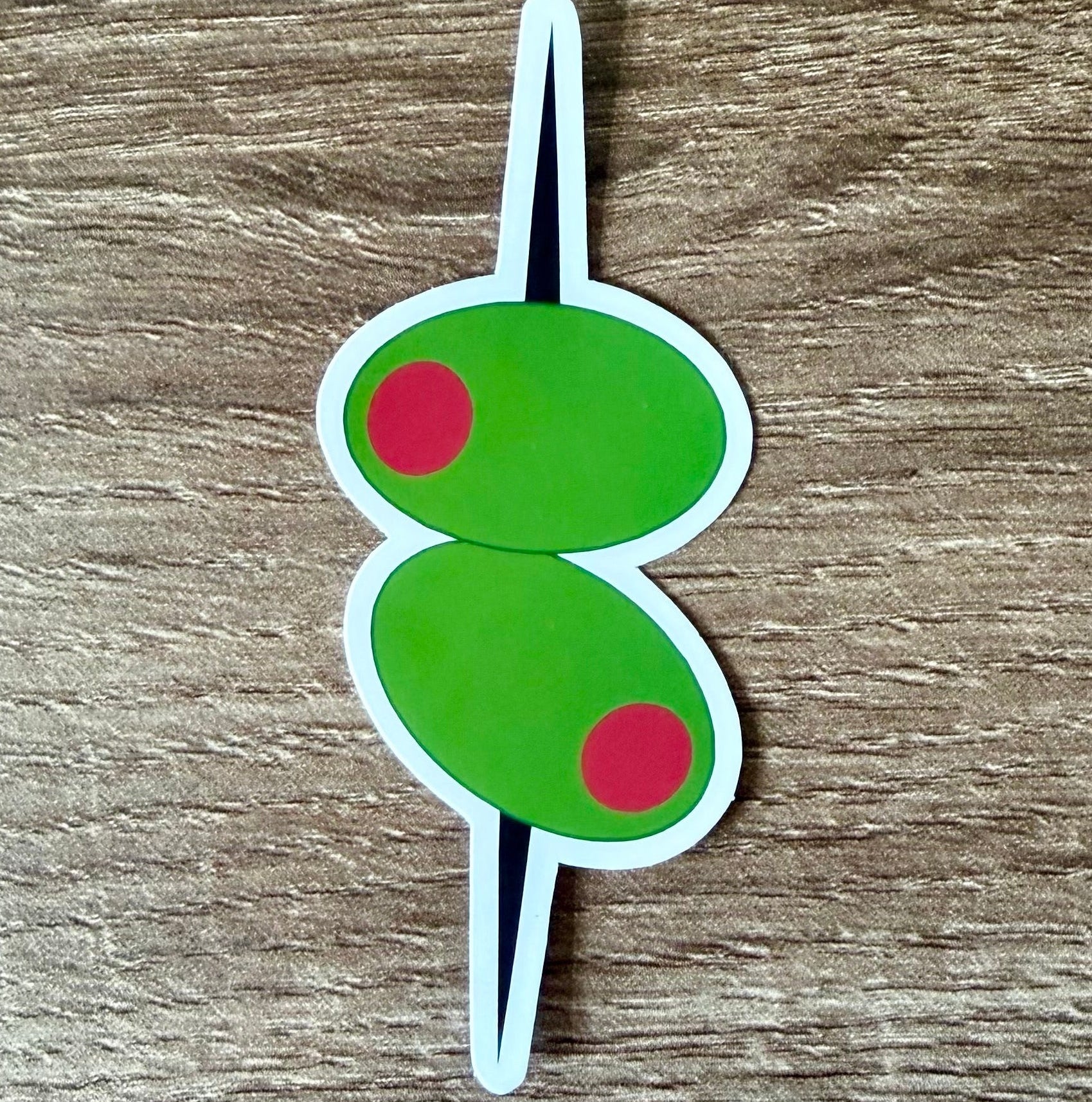 Draw Olive Sticker Green Olive Sticker – The Haus of Holly