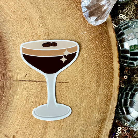 Espresso Martini Cocktail Sticker