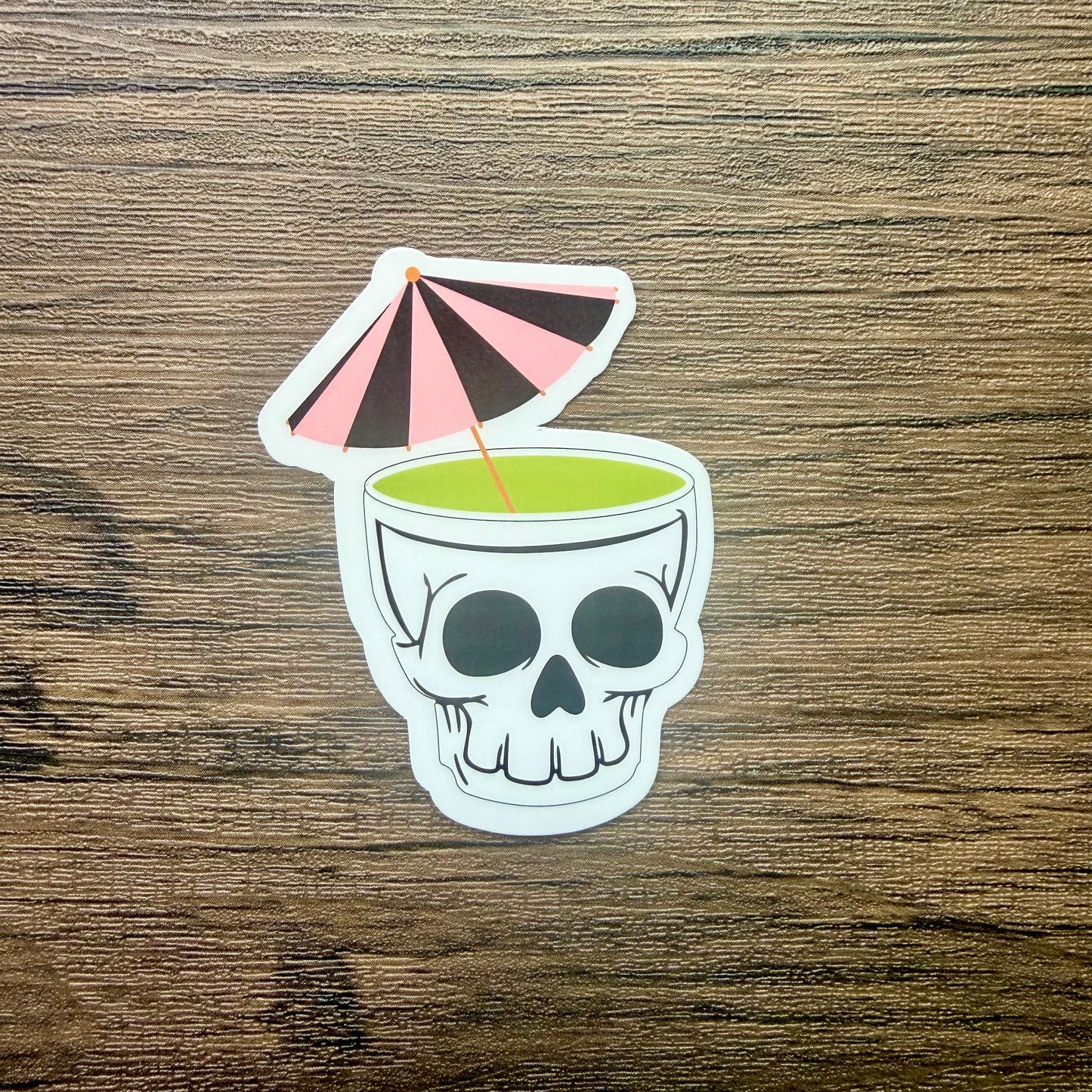 Skeleton Cocktail Sticker