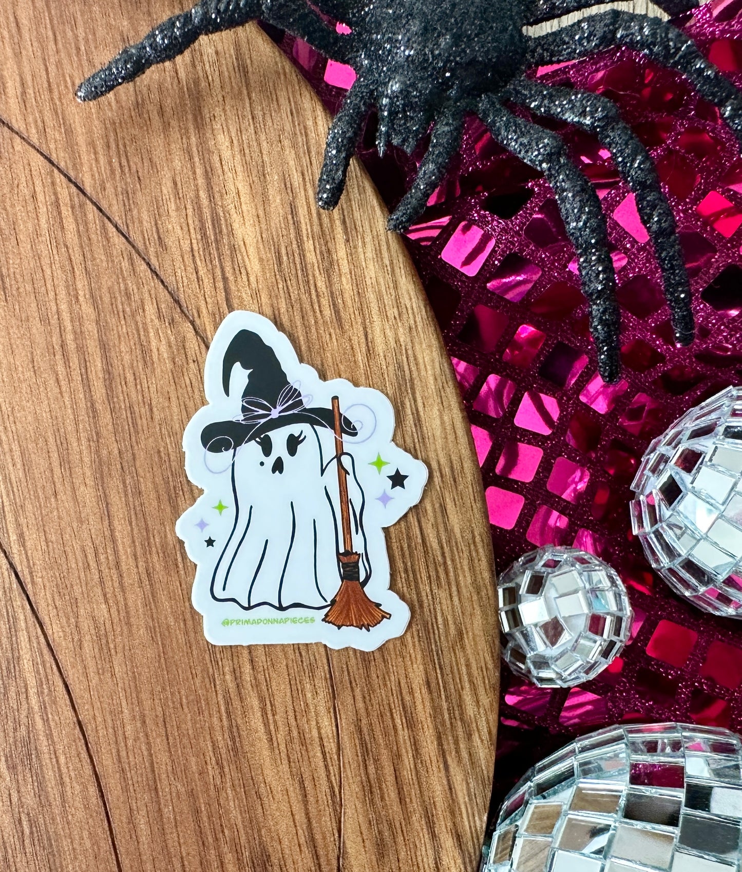 GHOST STICKER WITCH