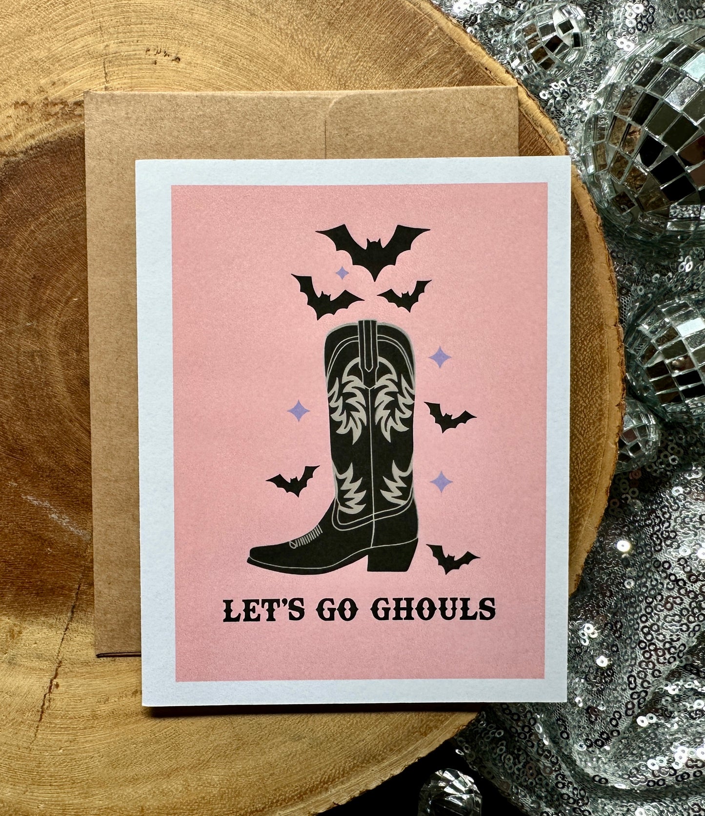 Let’s Go Ghouls Halloween Card