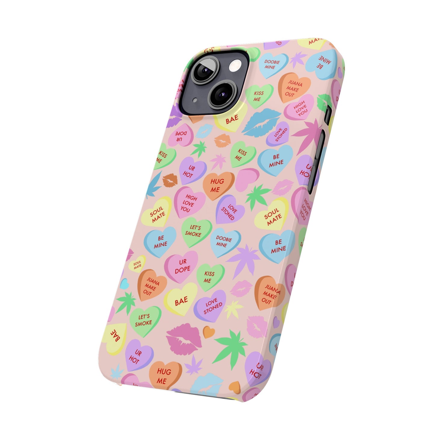 STONER CANDY HEARTS PHONE CASE