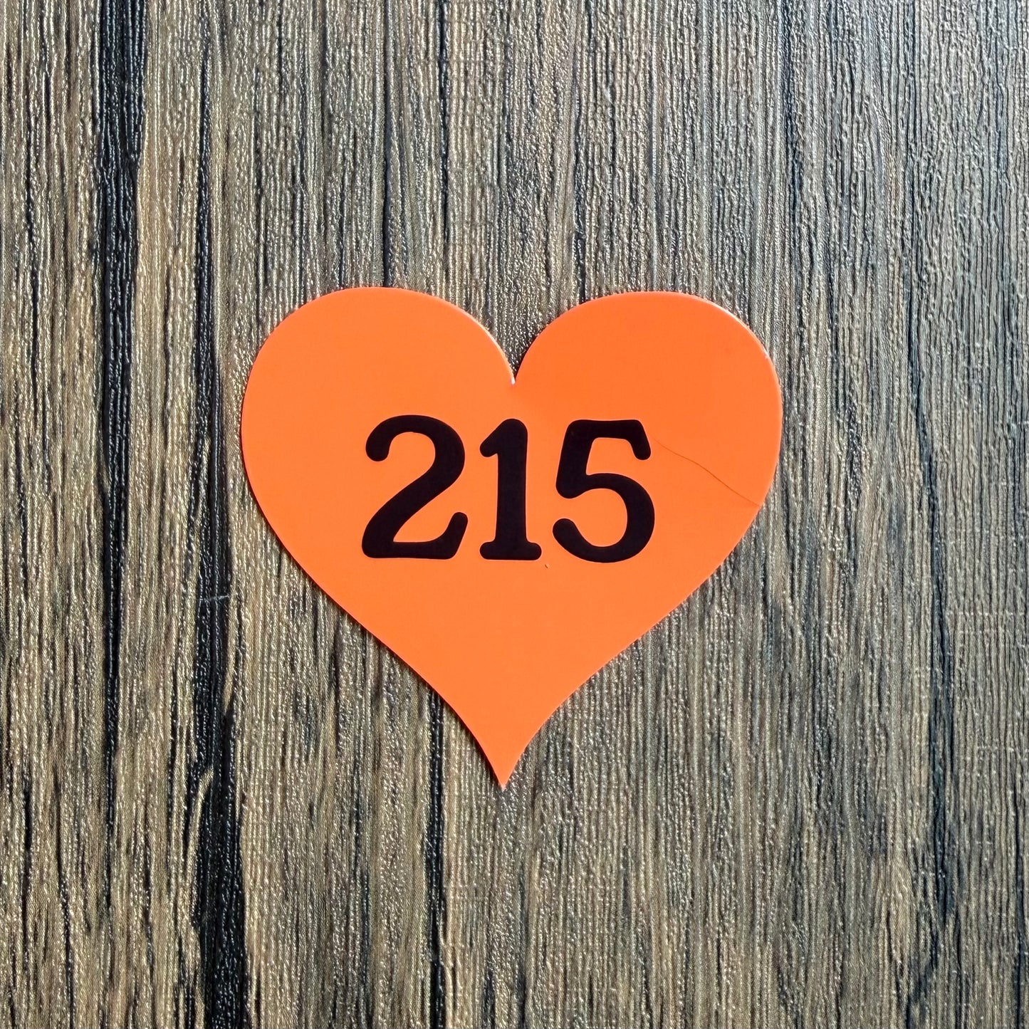 215 Heart Sticker Philly Hockey