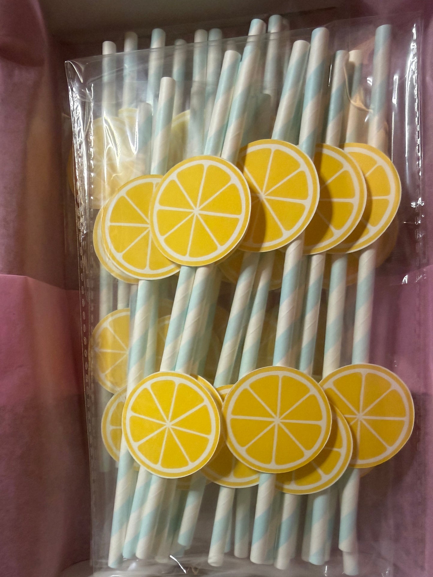 Lemon Straws