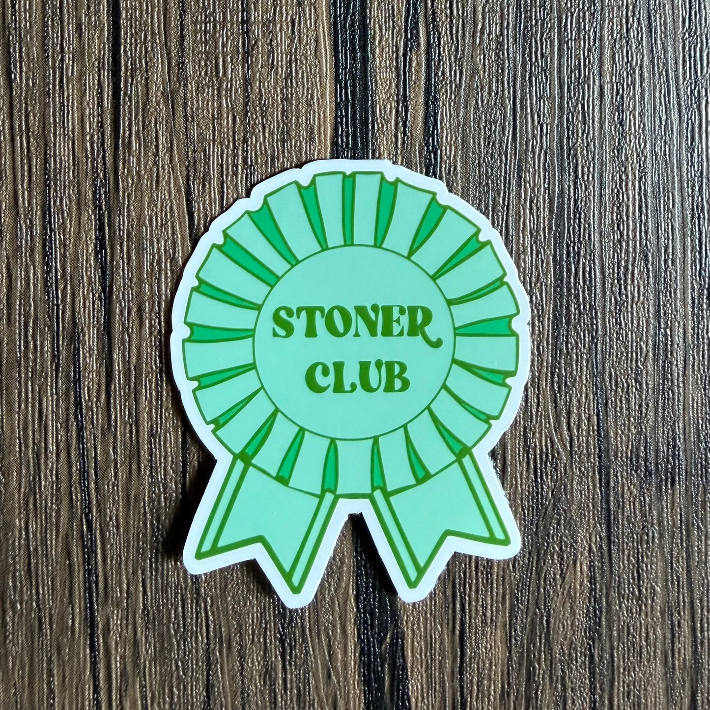 Stoner Club Ribbon Sticker