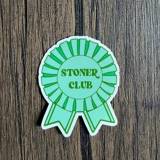 Stoner Club Ribbon Sticker