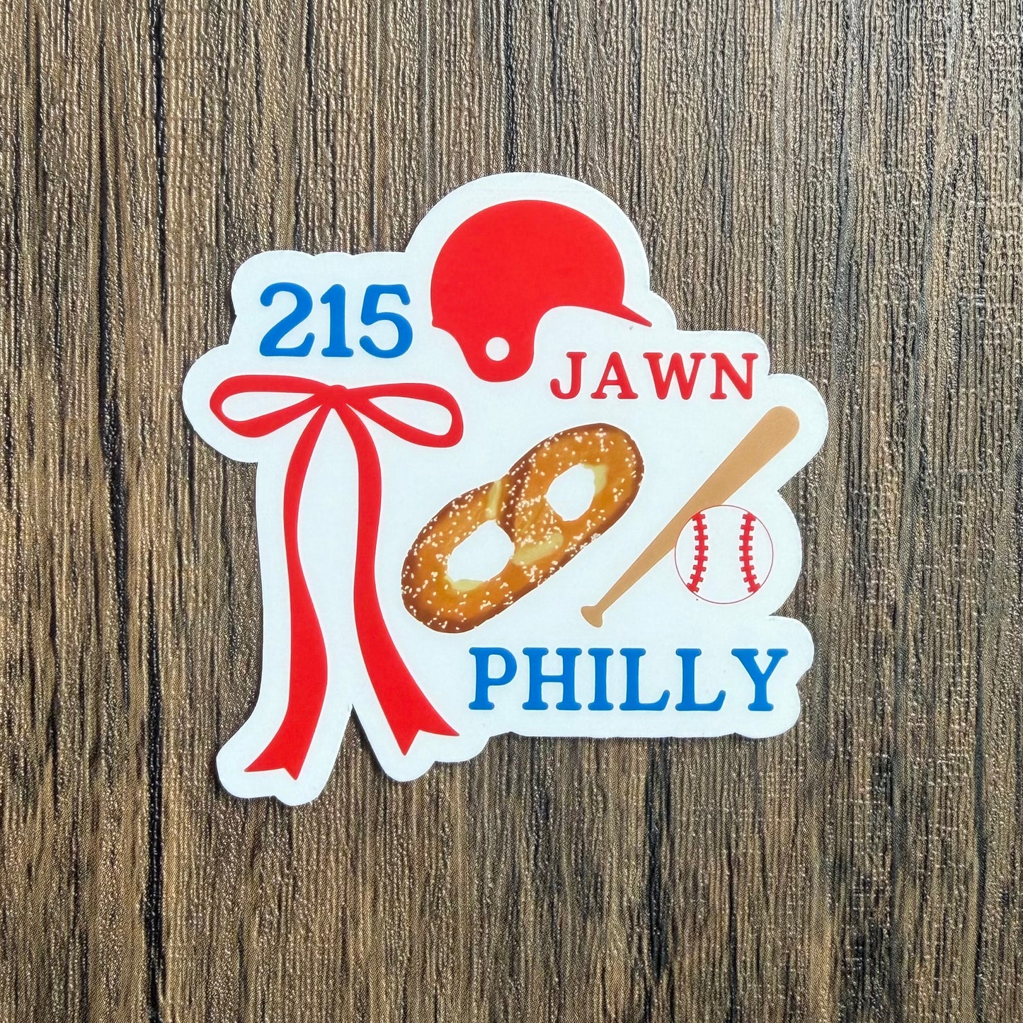 Philly Baseball 215 Jawn Sticker