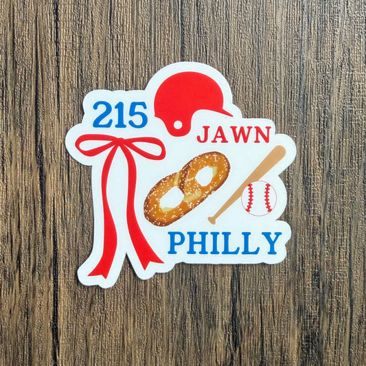Philly Baseball 215 Jawn Sticker