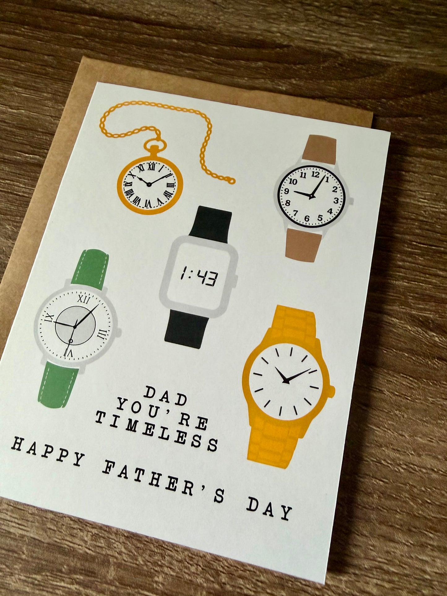 Dad You’re Timeless Father’s Day Card