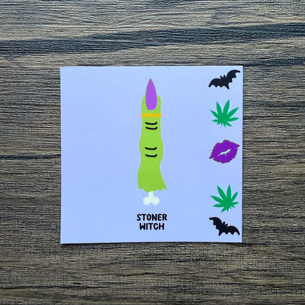 Stoner Witch Lighter Sticker