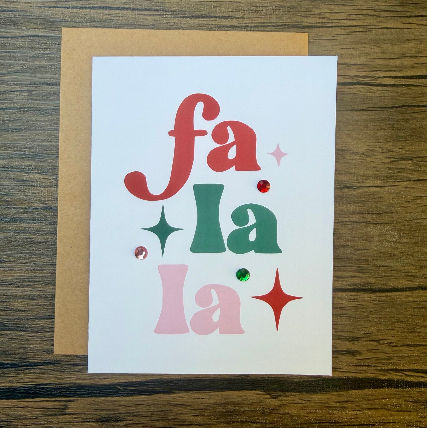 Fa La La Christmas Card
