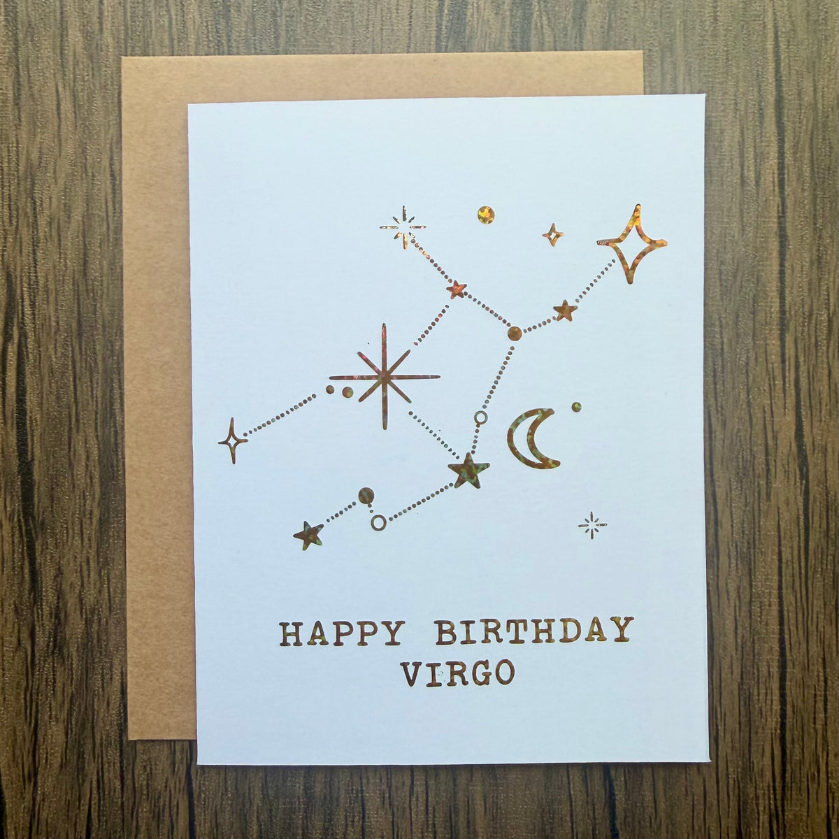 Virgo Sign Astrology Birthday Card