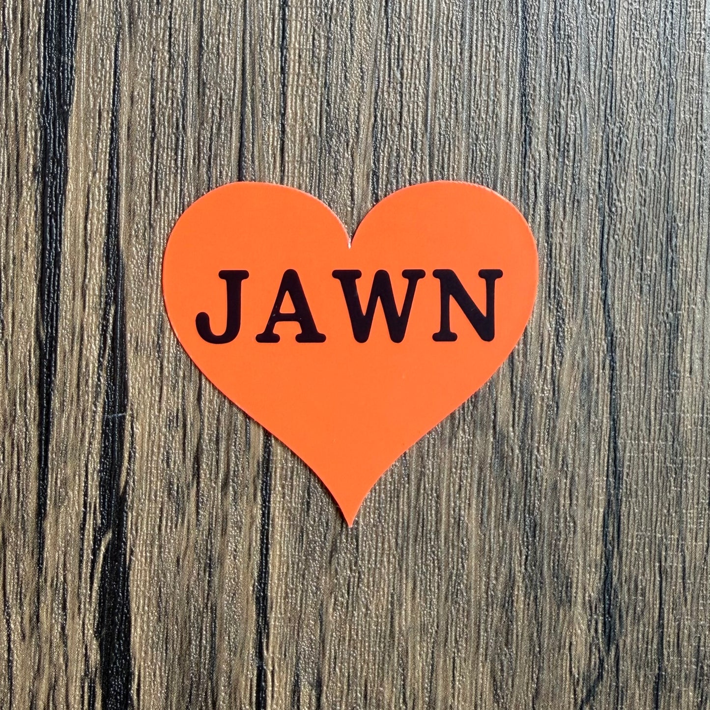 Jawn Heart Sticker Philly Hockey
