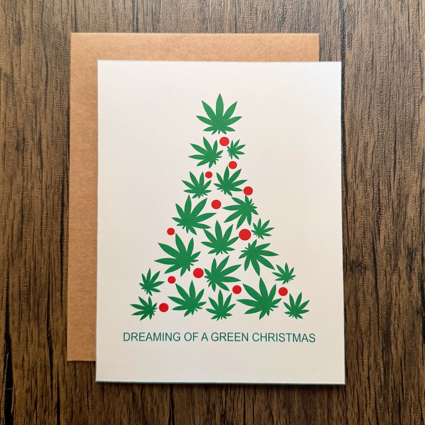 Dreaming of a Green Christmas Card