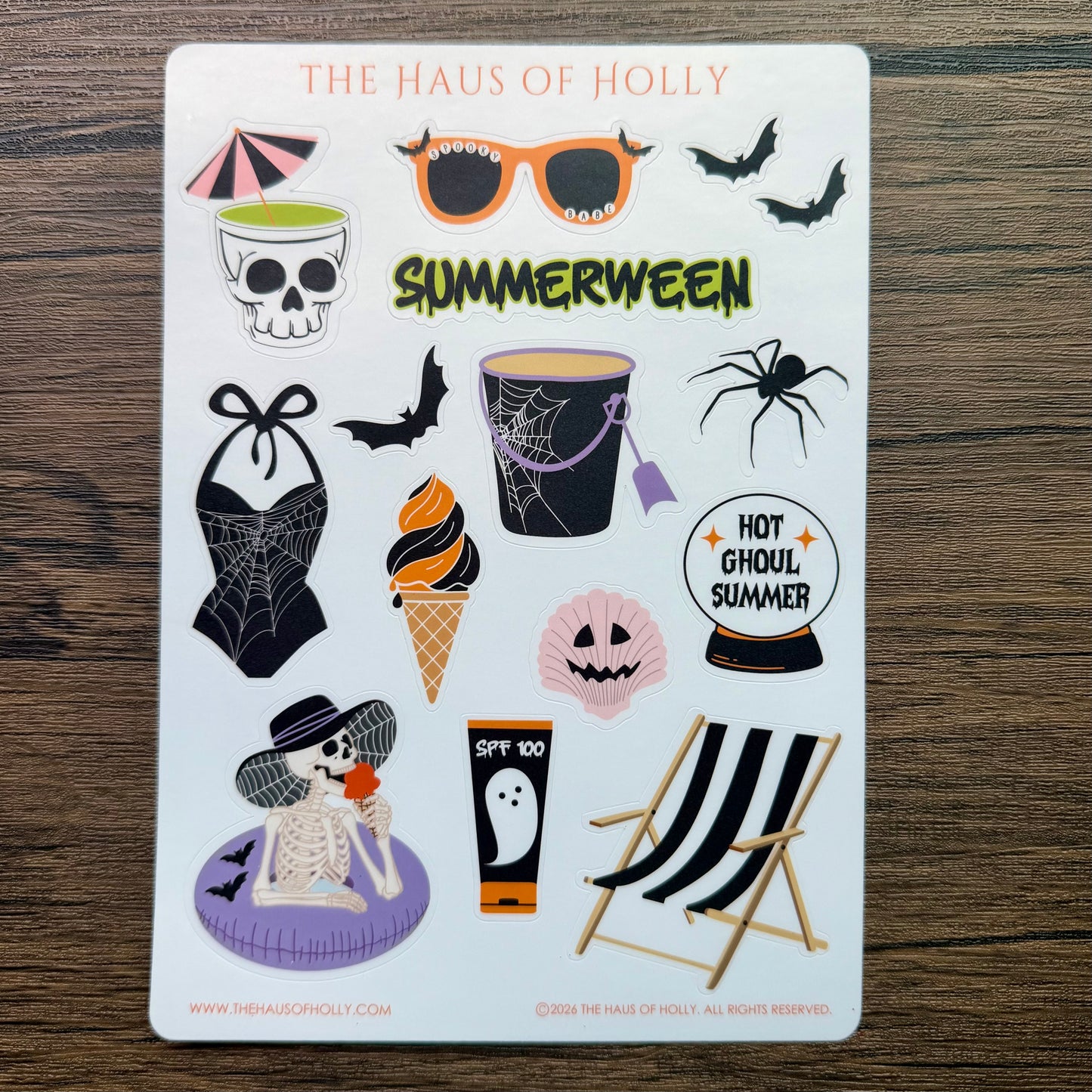 Summerween Sticker Sheet