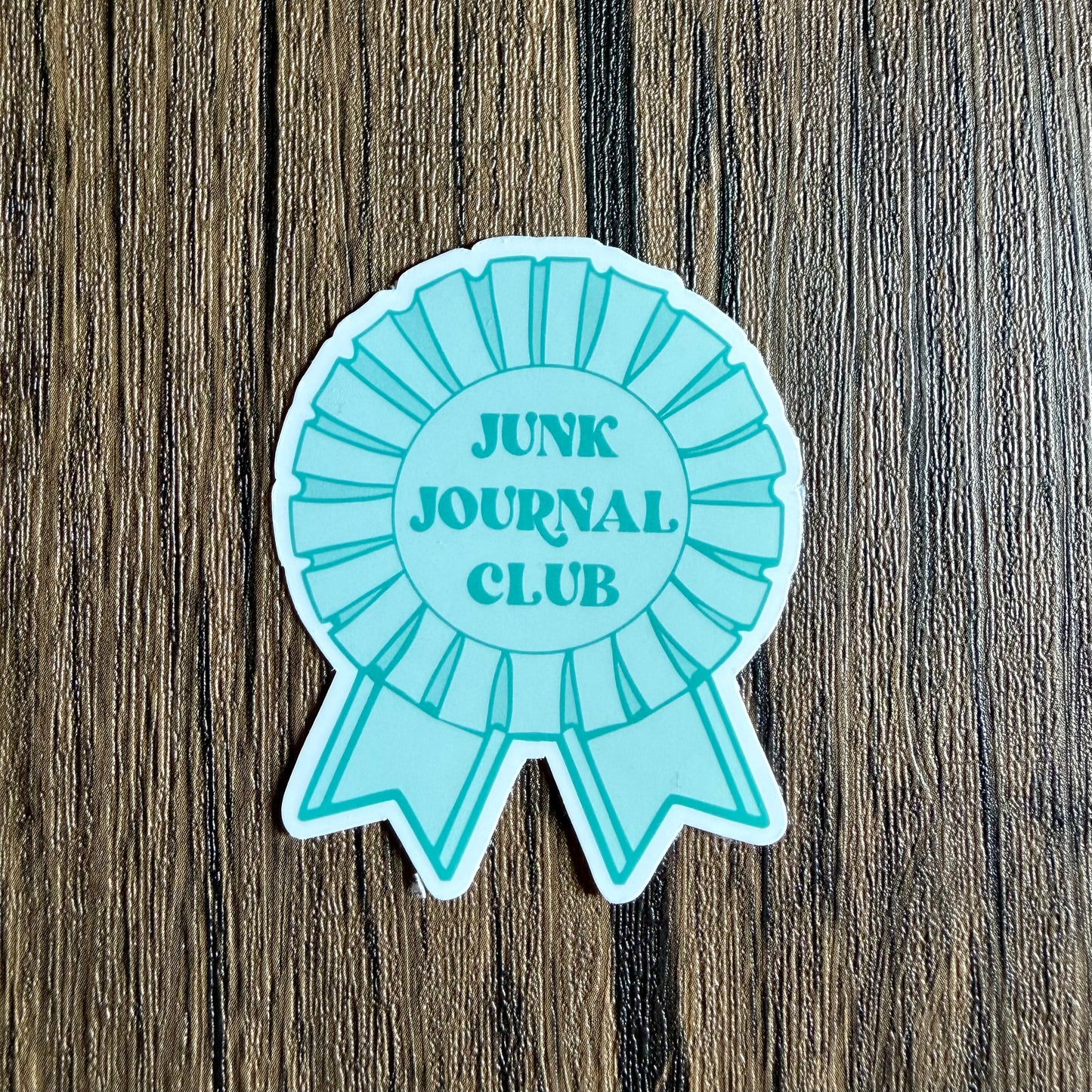 Junk Journal Club Ribbon Sticker