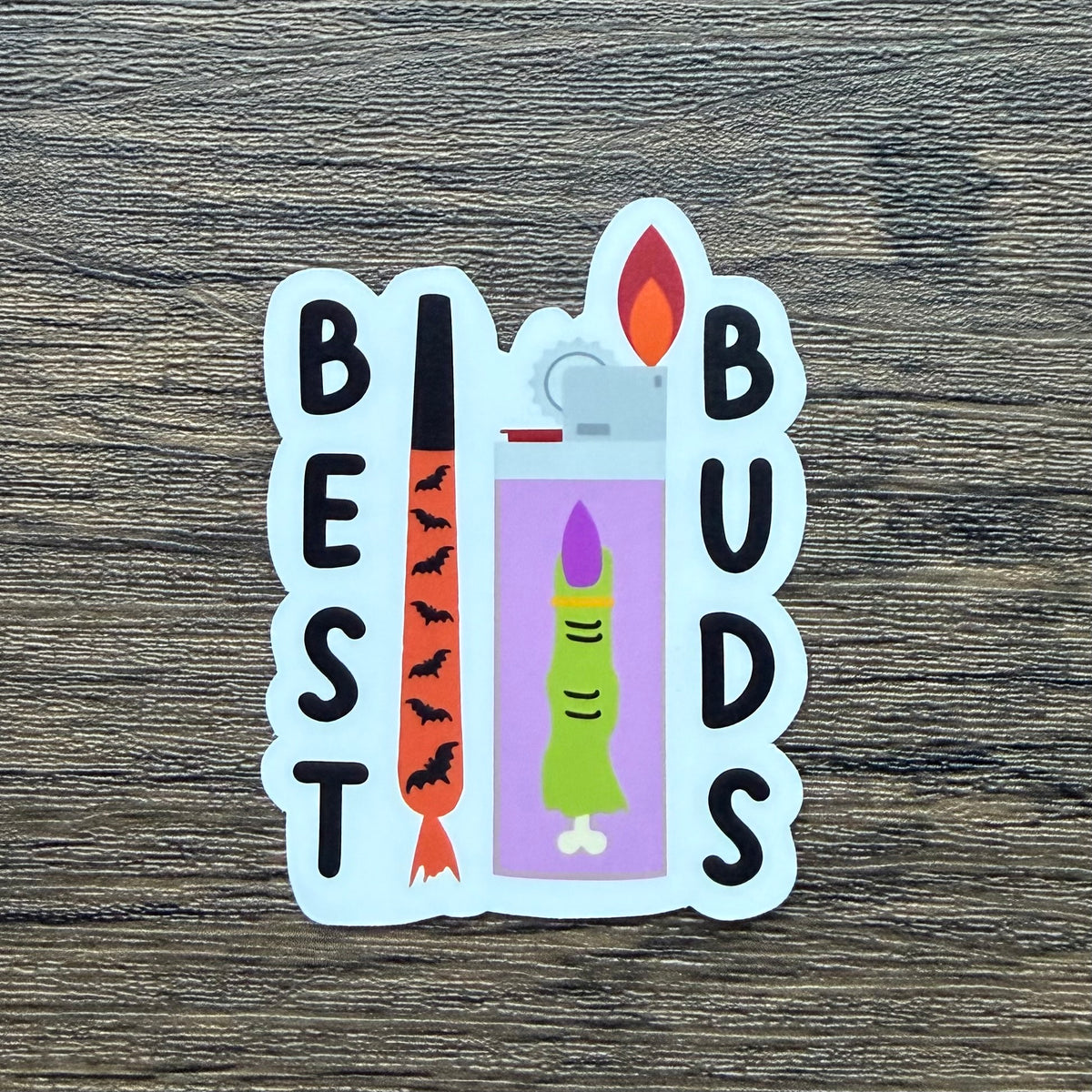 Best Buds Halloween Sticker