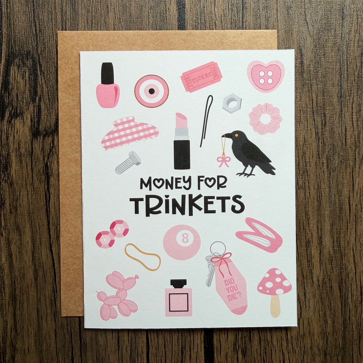 Money for Trinkets Birthday Card