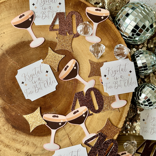 40 Pieces A Tini Bit Older Confetti