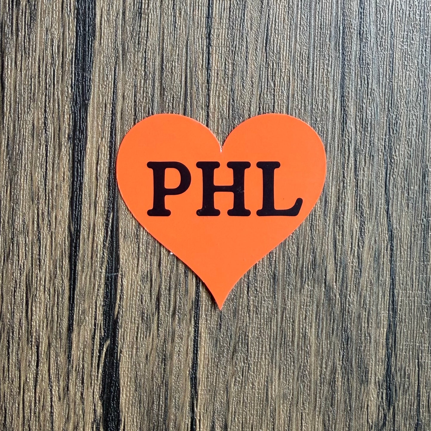 PHL Heart Sticker Philly Hockey