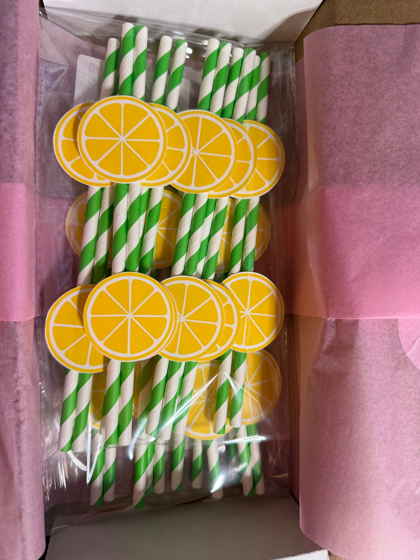 Lemon Straws