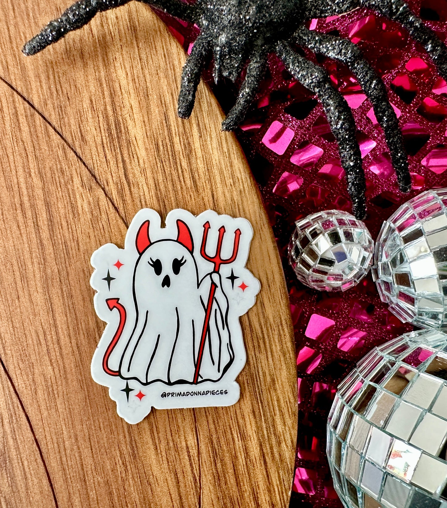 DEVIL GHOST STICKER