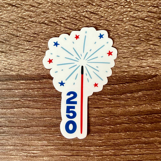 Fireworks Sticker Americas 250th Birthday