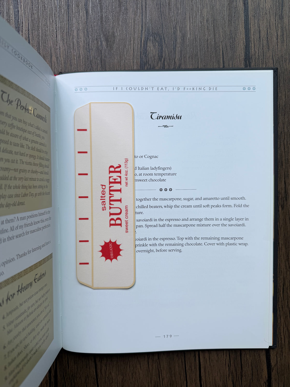 Butter Bookmark Laminated