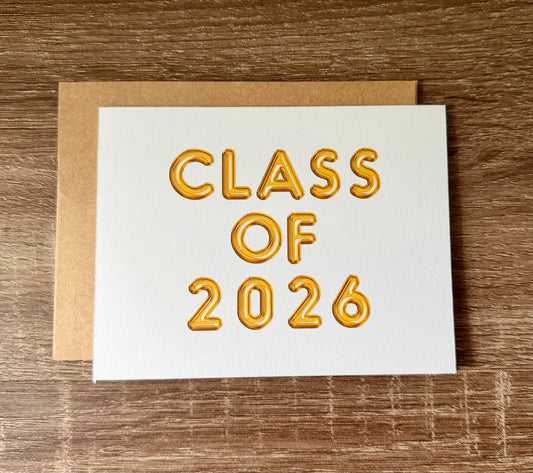 Class of 2026 Graduation Card