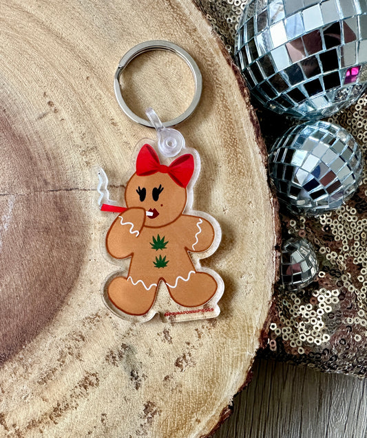 STONER GINGERBREAD KEYCHAIN